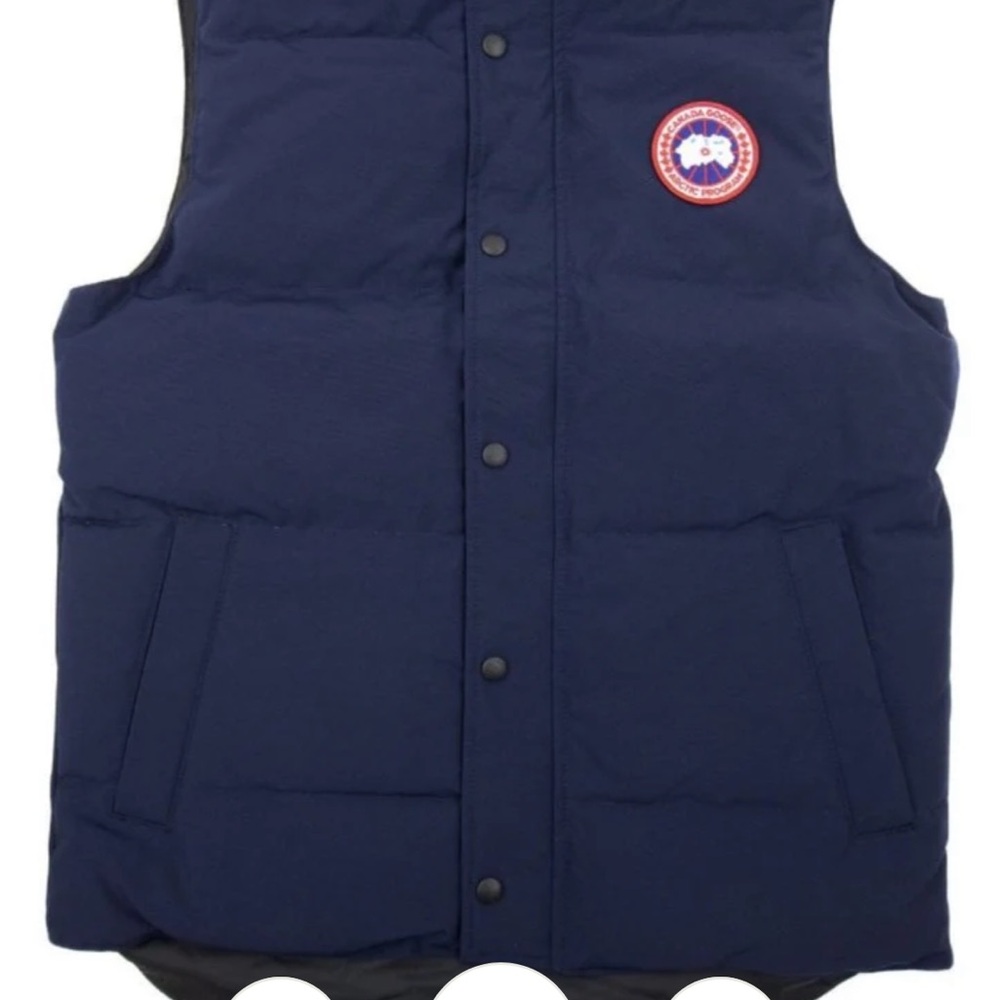 Canada Goose Garson Vest Atlantic Navy Blue Puffer Vest - Like NEW